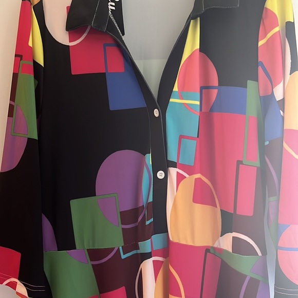 Beautiful vibrant NWT Lily Maxi Dress.  Size XL. - Picture 3 of 4